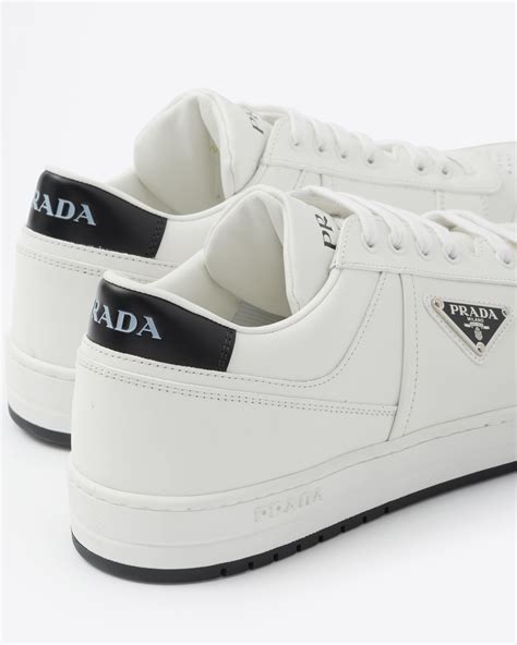 prada nude sneakers|prada downtown sneakers women's.